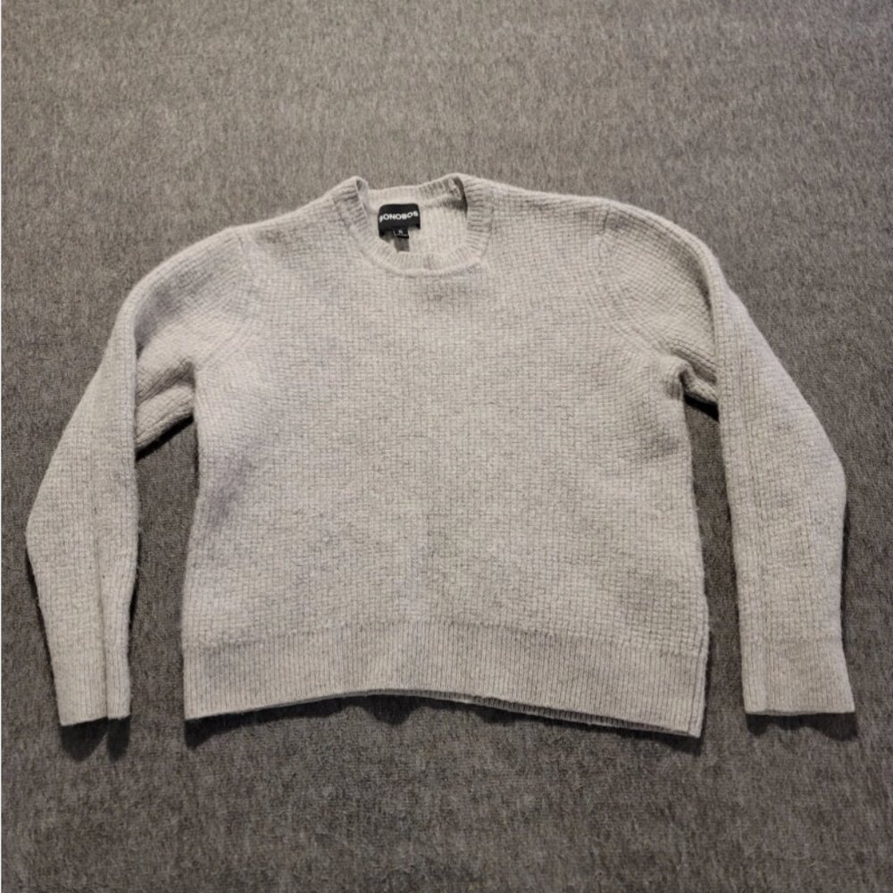 Bonobos sweater Boys size Xl Yak & Wool Blend thick, warm grey cardigan